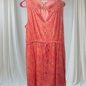 Coral Sleeveless Dress size XL